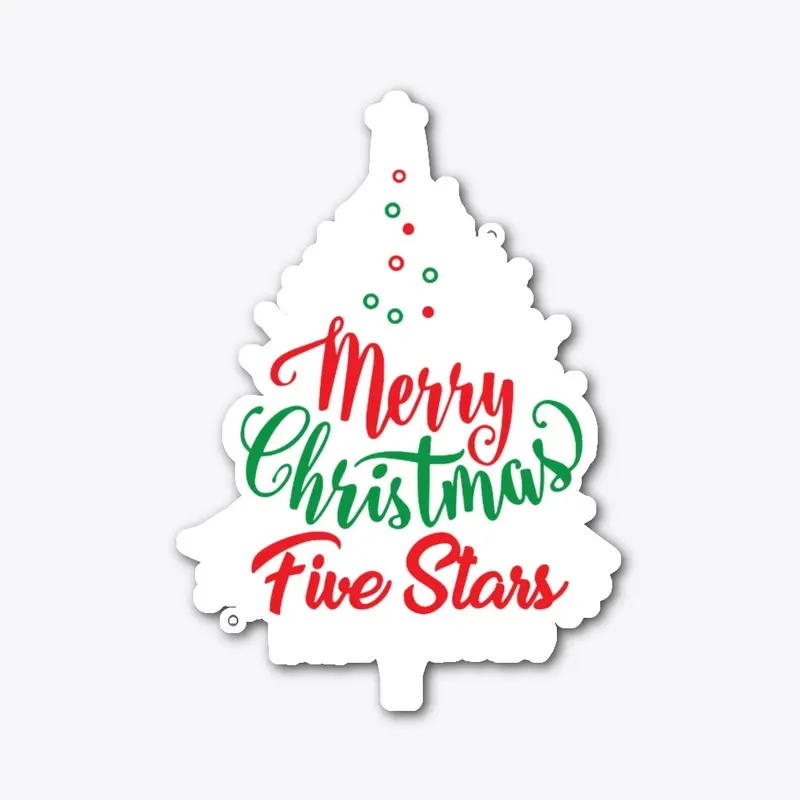 Merry Christmas - Five Stars